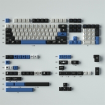 Midnight GMK 104+25 Full PBT Dye Sublimation Keycaps Set for Cherry MX Mechanical Gaming Keyboard